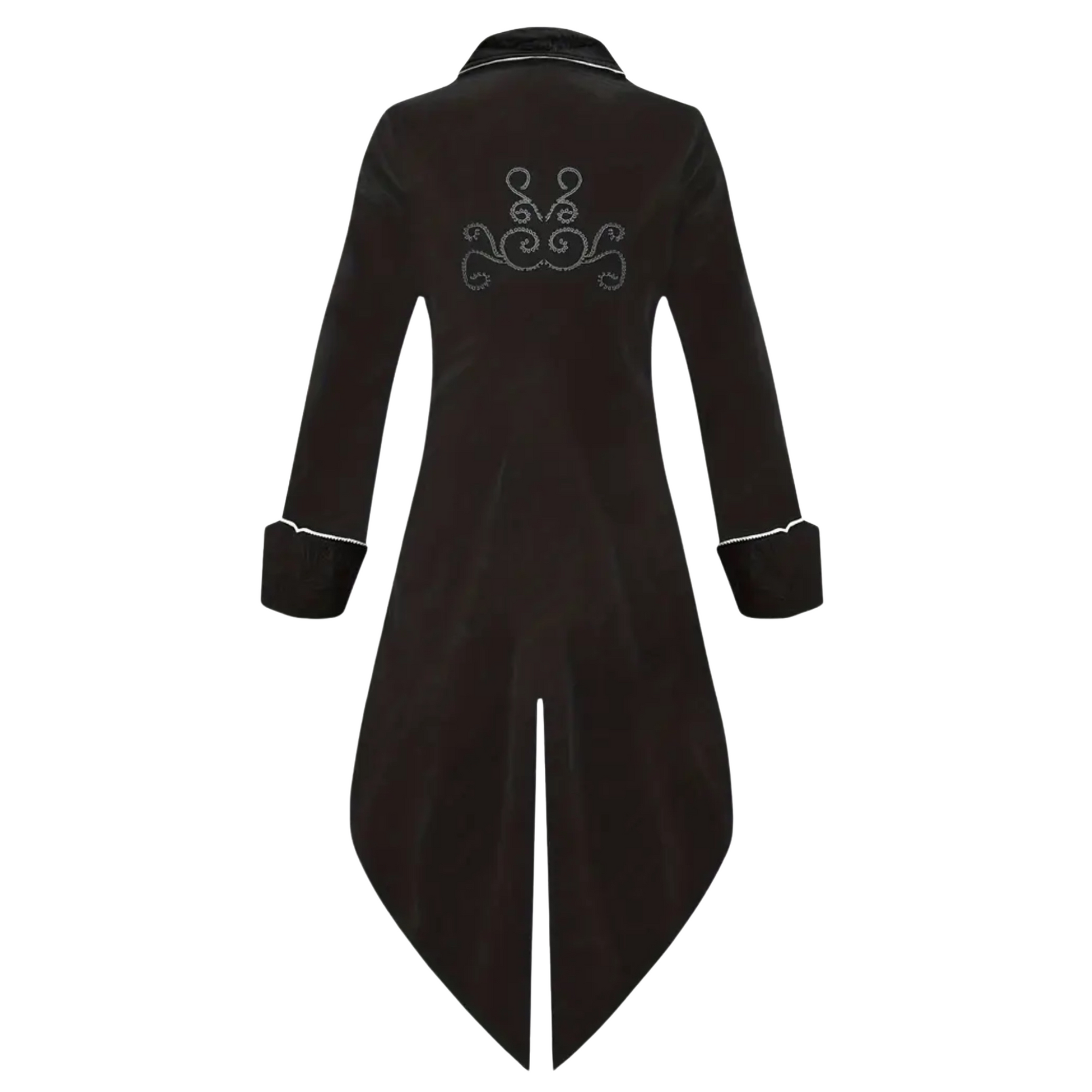 Dark Vampire Gothic Tailcoat – Men’s Steampunk Cosplay Jacket