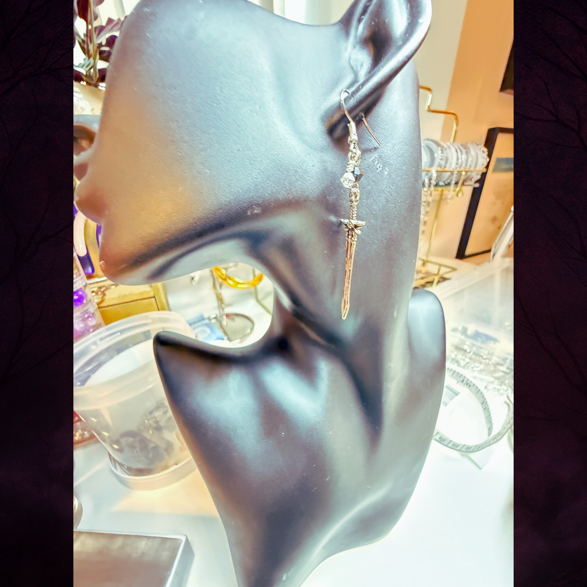The Slayer & The Serpent –Mismatched Gothic Earrings