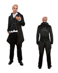 Dark Vampire Gothic Tailcoat – Men’s Steampunk Cosplay Jacket