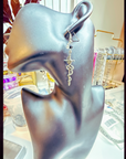 The Slayer & The Serpent –Mismatched Gothic Earrings