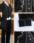 Dark Vampire Gothic Tailcoat – Men’s Steampunk Cosplay Jacket