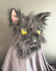 black cat mask cosplay mask latex mask fur mask halloween mask fantasy mask
