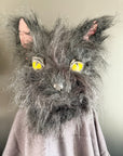 black cat mask cosplay mask latex mask fur mask halloween mask fantasy mask