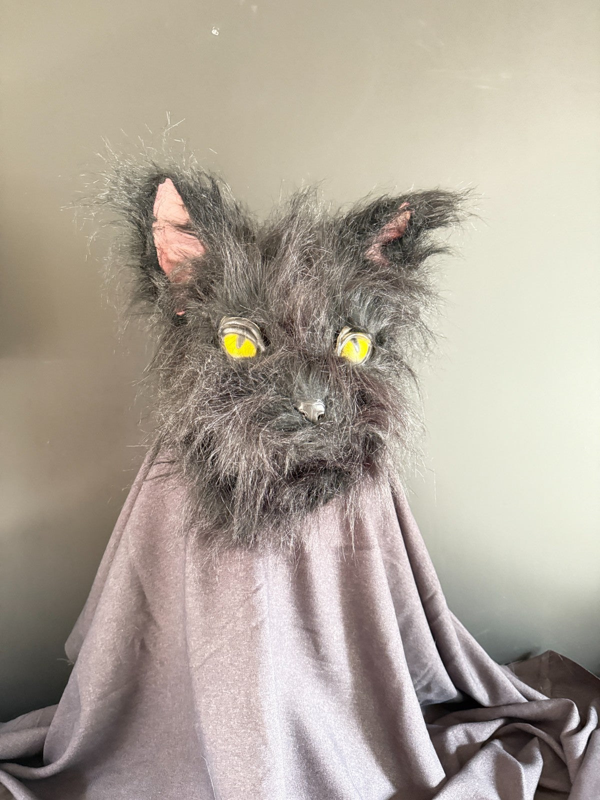 black cat mask cosplay mask latex mask fur mask halloween mask fantasy mask
