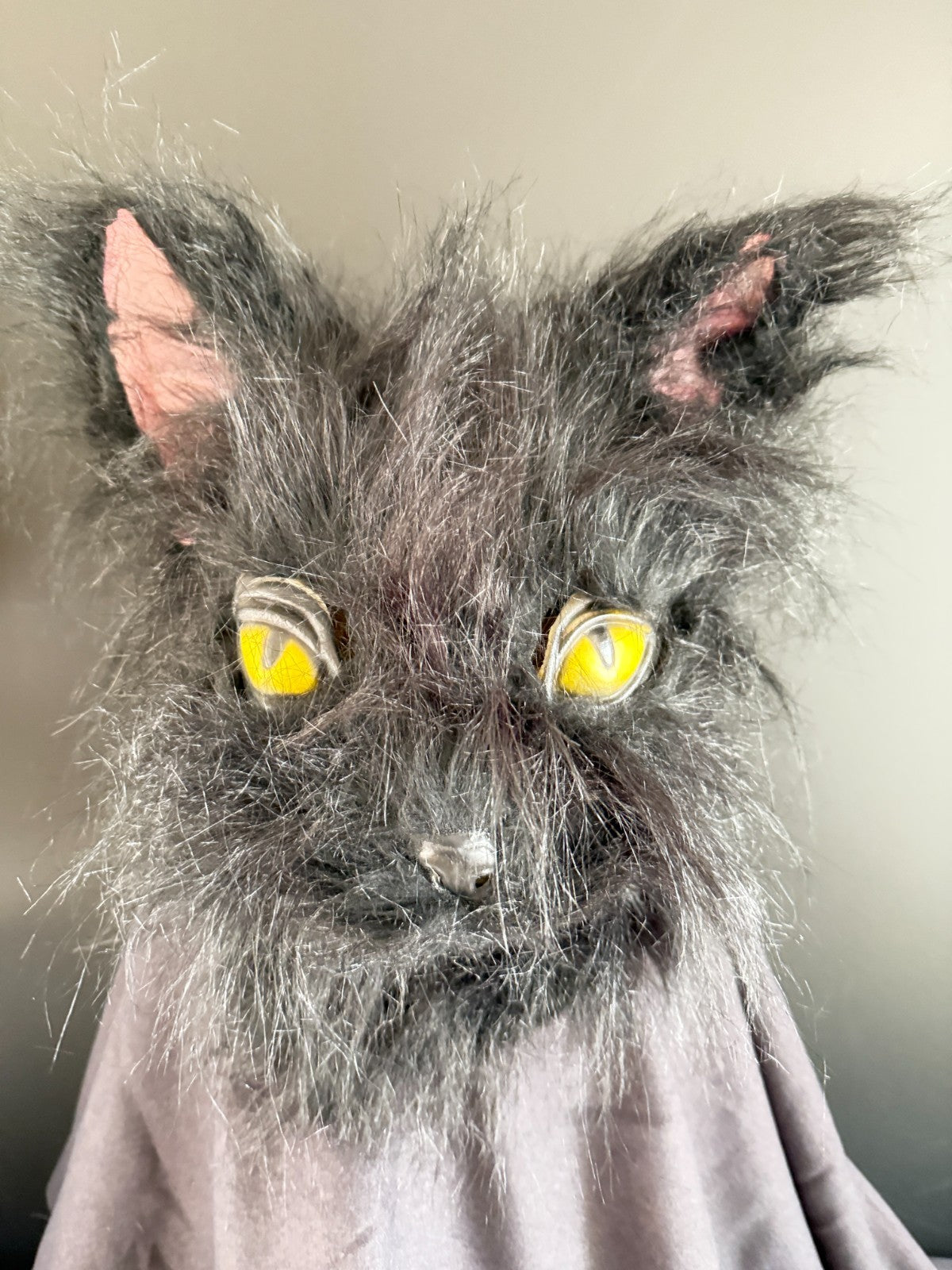 black cat mask cosplay mask latex mask fur mask halloween mask fantasy mask