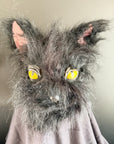 black cat mask cosplay mask latex mask fur mask halloween mask fantasy mask