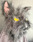 black cat mask cosplay mask latex mask fur mask halloween mask fantasy mask