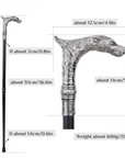 Lead the Pack, Darling – Wolf Head Cane Gothic Walking Stick Cosplay Prop