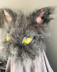 black cat mask cosplay mask latex mask fur mask halloween mask fantasy mask