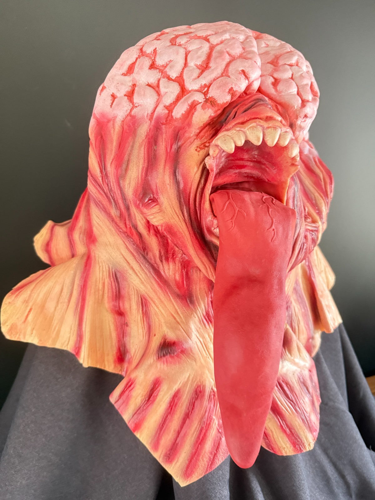 Tongue Mask Brain Mask Halloween Mask Cosplay Mask Horror Mask Scary Mask Latex