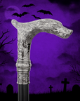 Lead the Pack, Darling – Wolf Head Cane Gothic Walking Stick Cosplay Prop