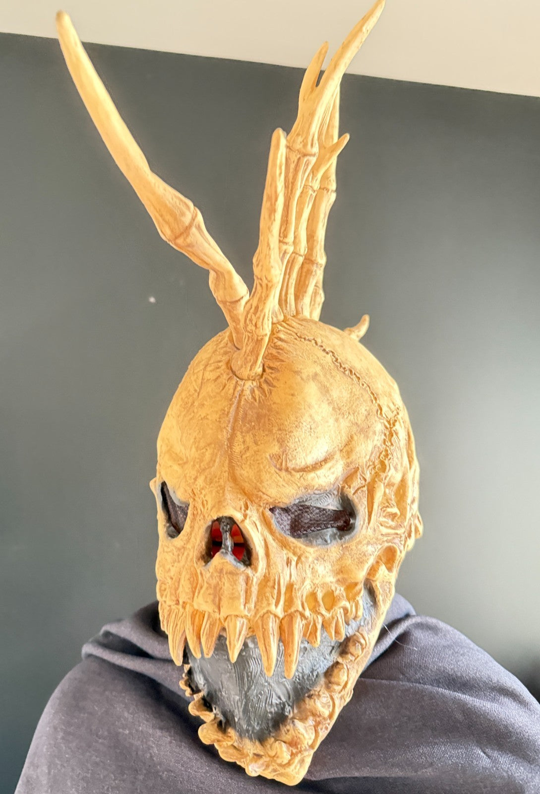 halloween mask alien mask skeleton mask demon mask bone mask full head mask latx