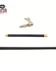 Steal Their Souls – Gothic Vampire Skull Cane, Golden Talon Walking Stick