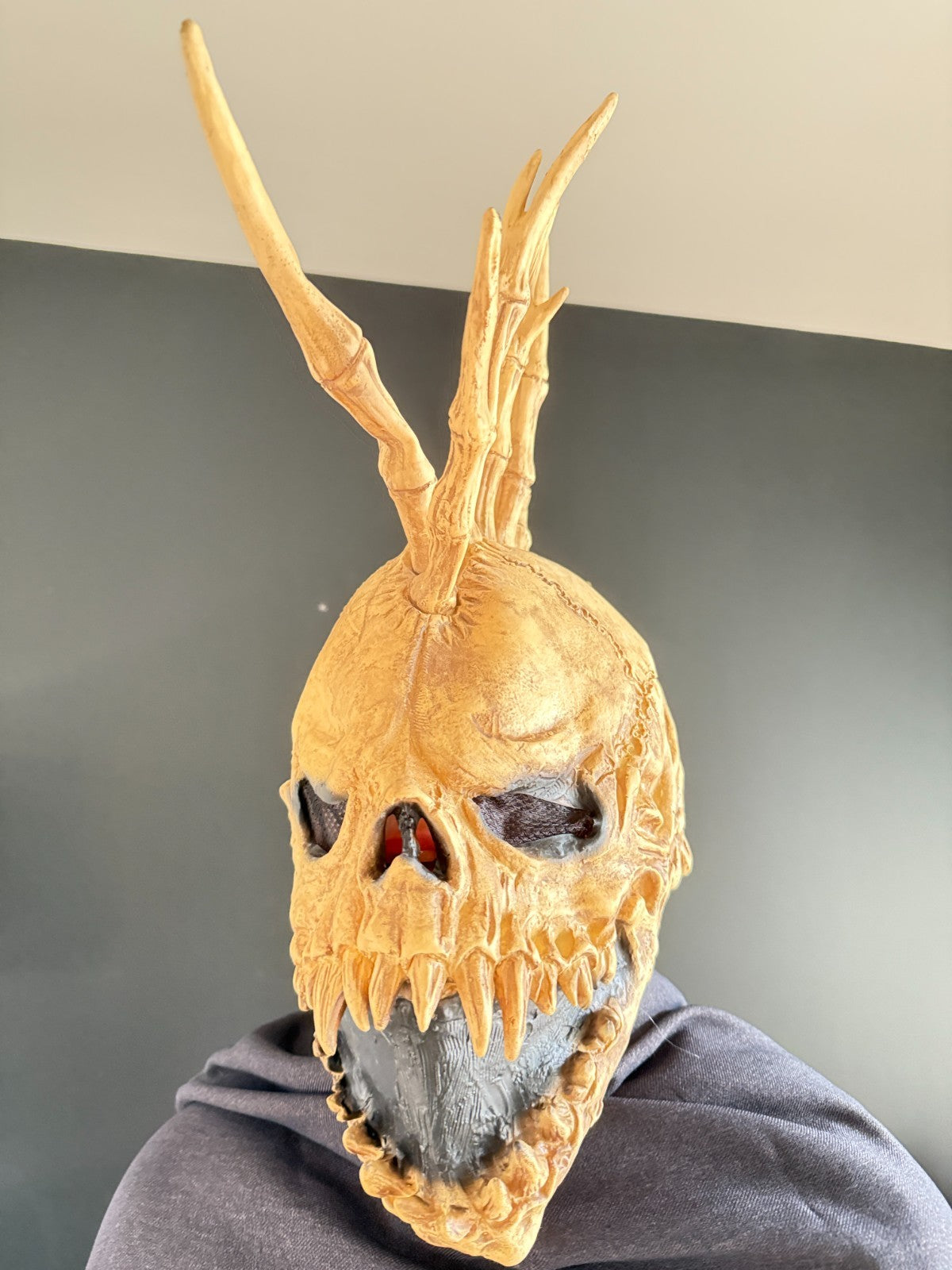 halloween mask alien mask skeleton mask demon mask bone mask full head mask latx