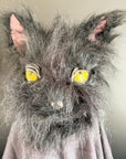 black cat mask cosplay mask latex mask fur mask halloween mask fantasy mask
