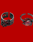 Lava Thorn Gothic Ring Set