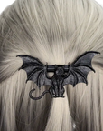 Black Bat Gothic Hair Clip