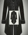 Dark Vampire Gothic Tailcoat – Men’s Steampunk Cosplay Jacket