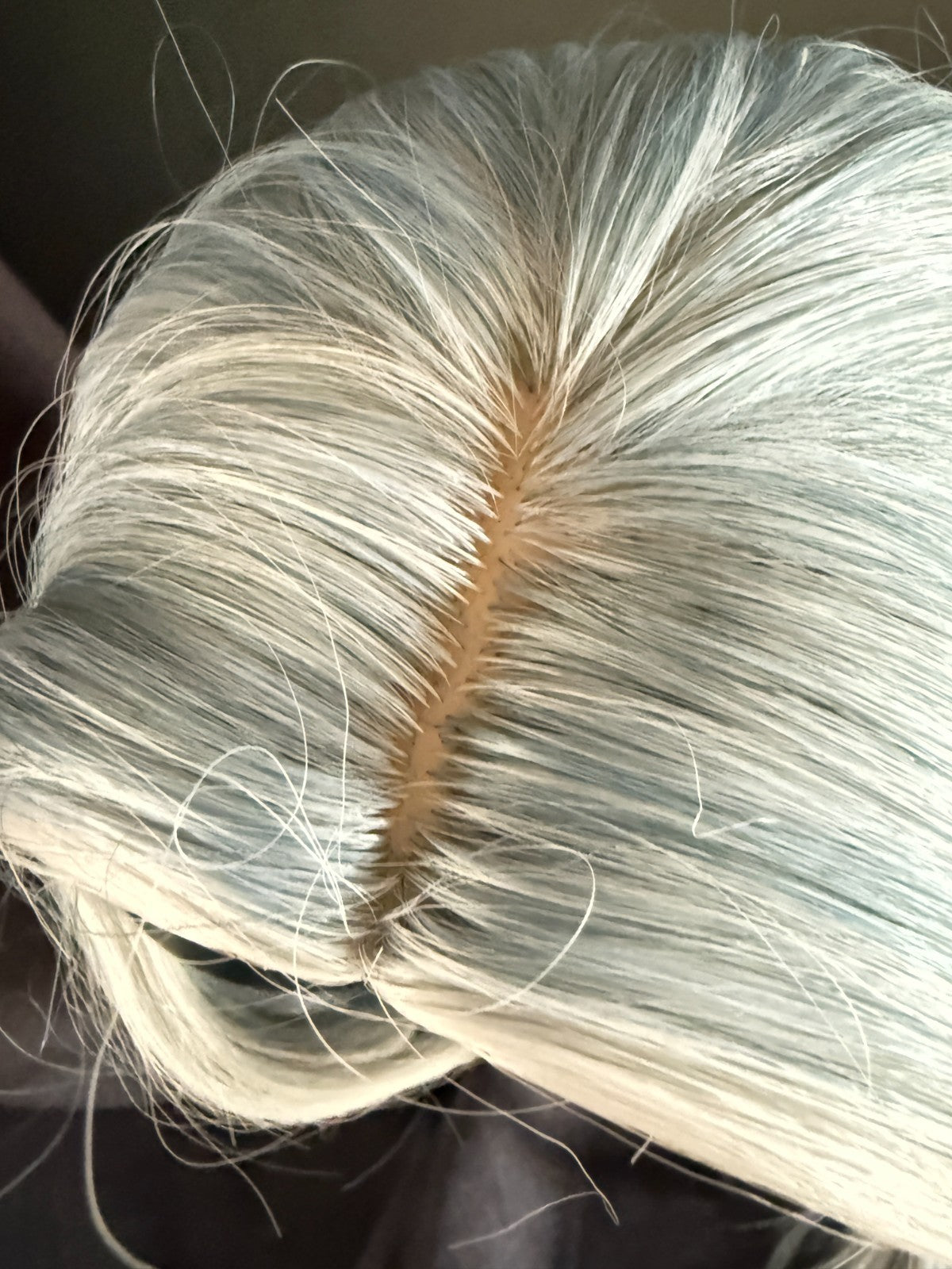 pale blue wig cosplay wig long ombre wig gothic wig ice witch wig winter vampire