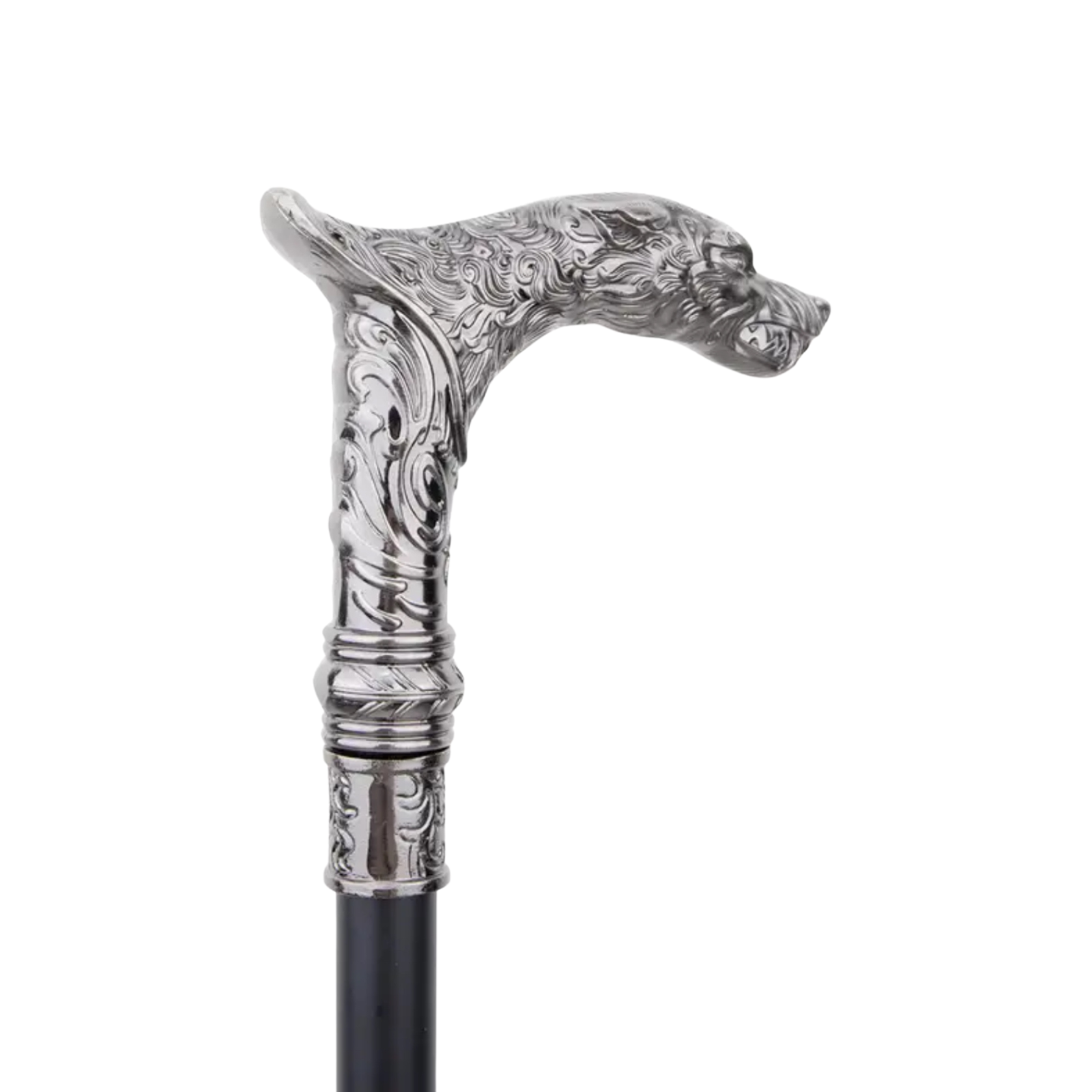 Lead the Pack, Darling – Wolf Head Cane Gothic Walking Stick Cosplay Prop