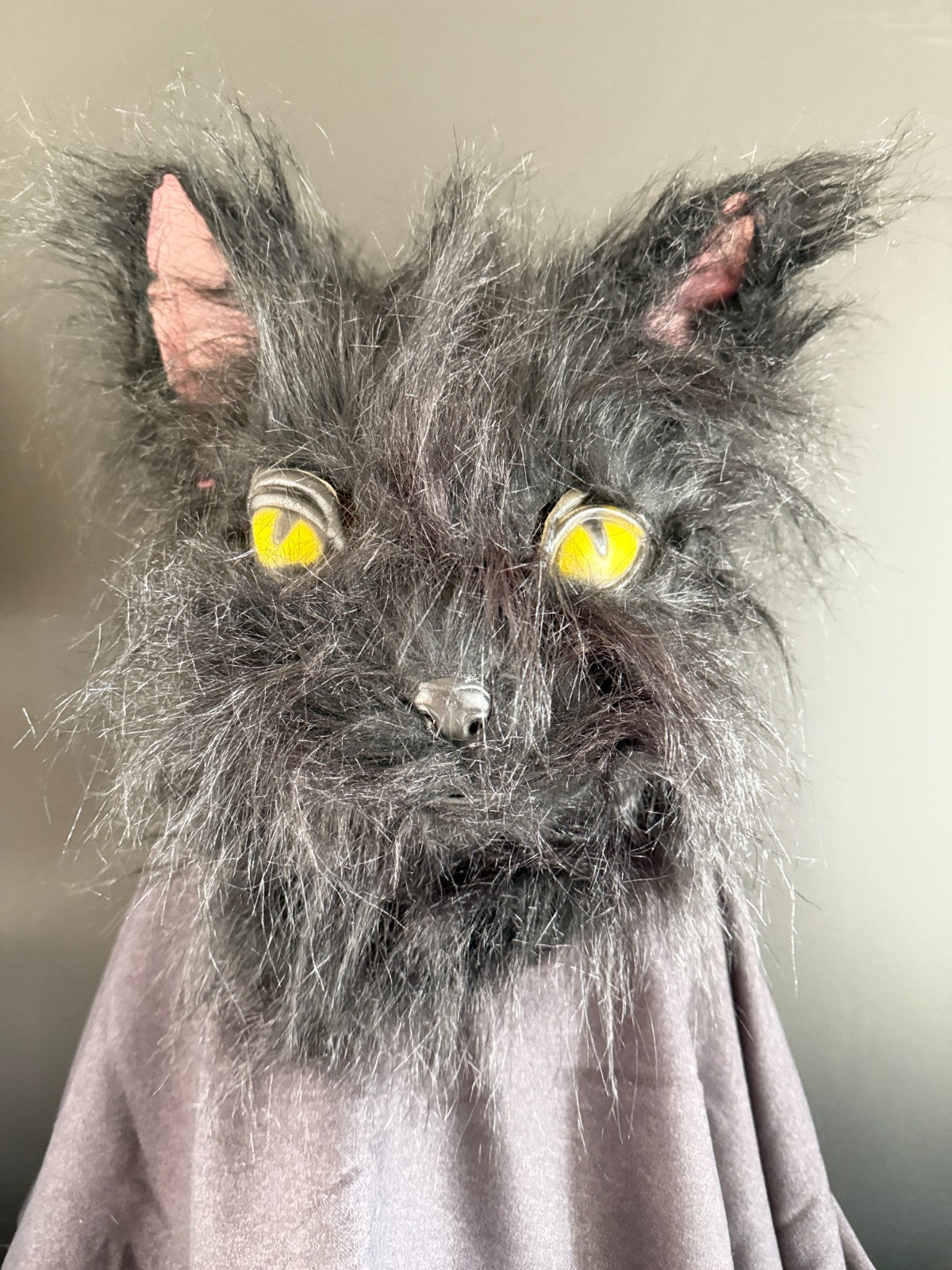 black cat mask cosplay mask latex mask fur mask halloween mask fantasy mask