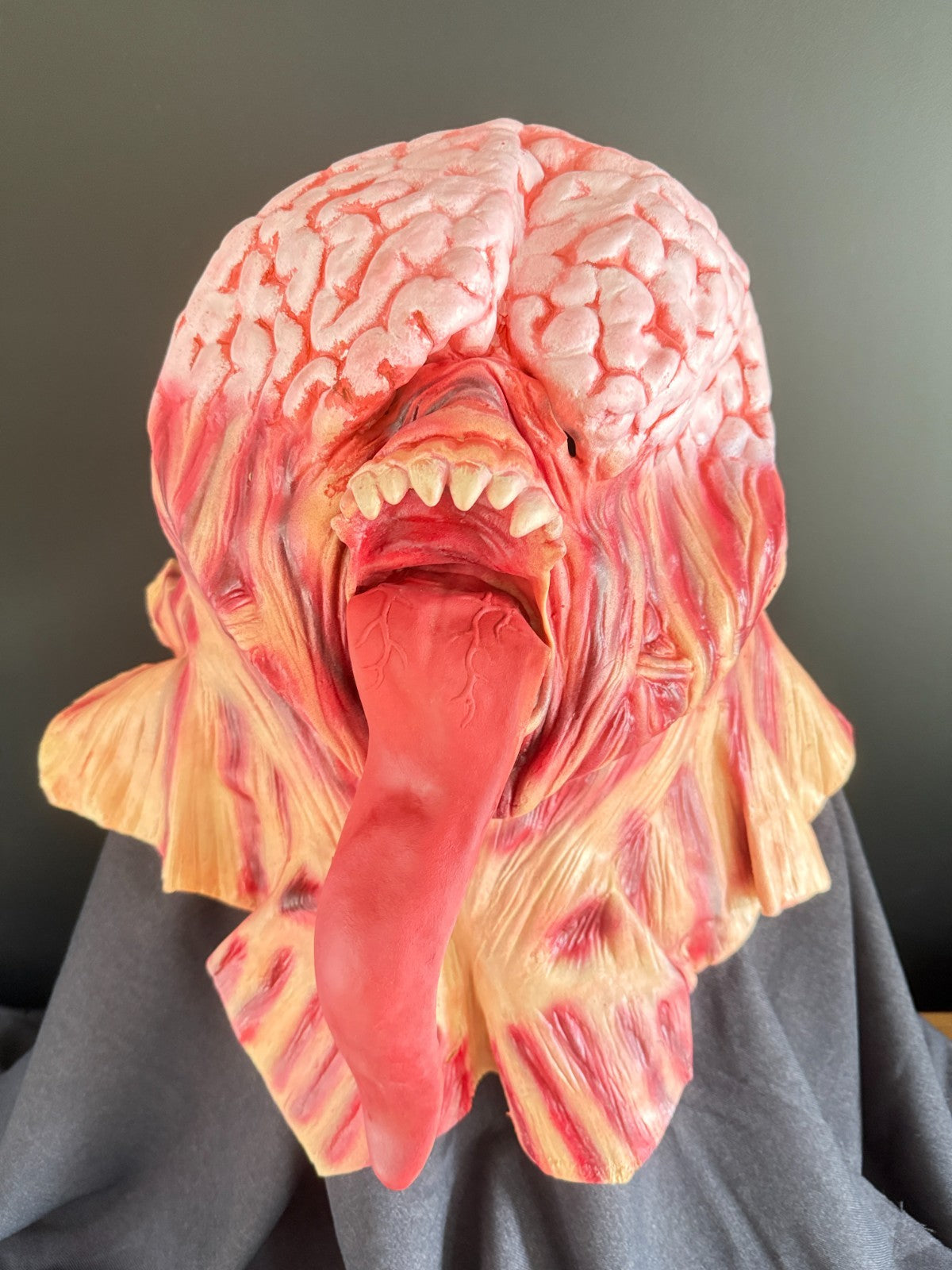 Tongue Mask Brain Mask Halloween Mask Cosplay Mask Horror Mask Scary Mask Latex