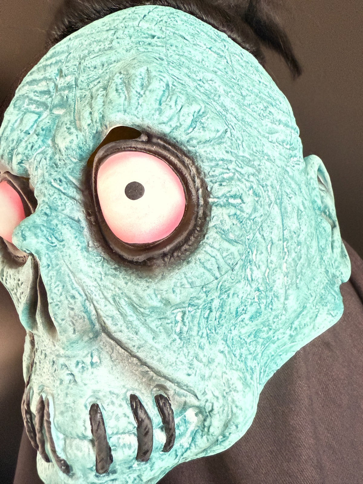 zombie mask halloween mask cosplay masks latex horror mask bulging eyes mask