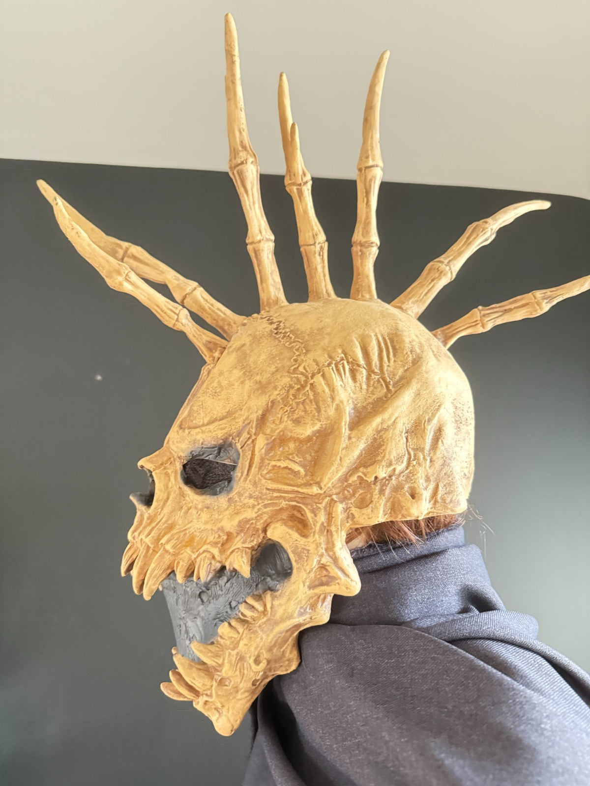 halloween mask alien mask skeleton mask demon mask bone mask full head mask latx