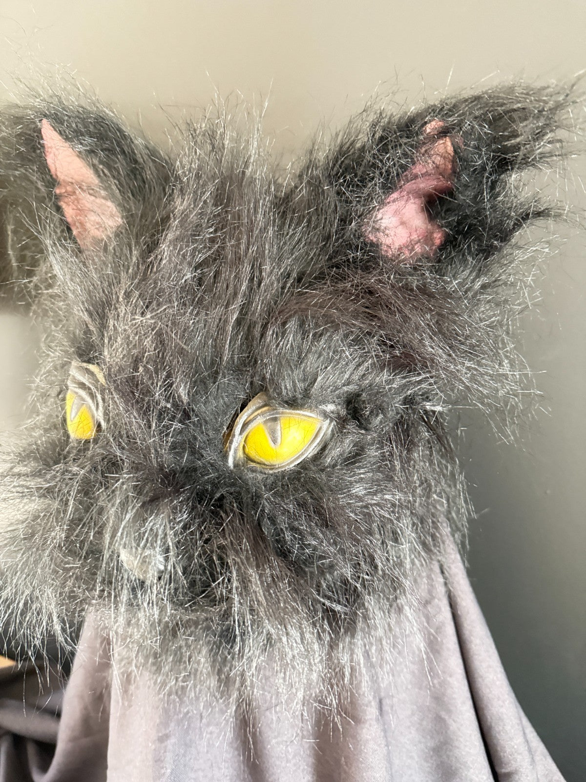 black cat mask cosplay mask latex mask fur mask halloween mask fantasy mask
