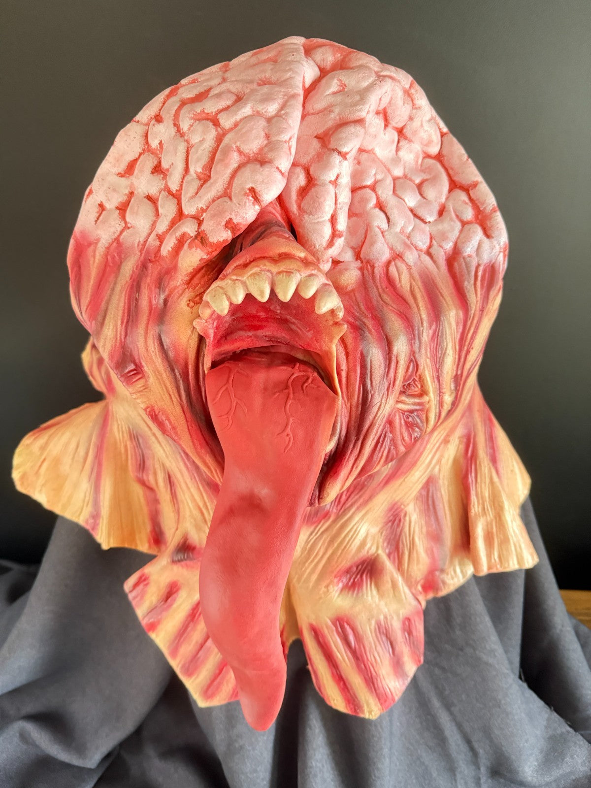 Tongue Mask Brain Mask Halloween Mask Cosplay Mask Horror Mask Scary Mask Latex