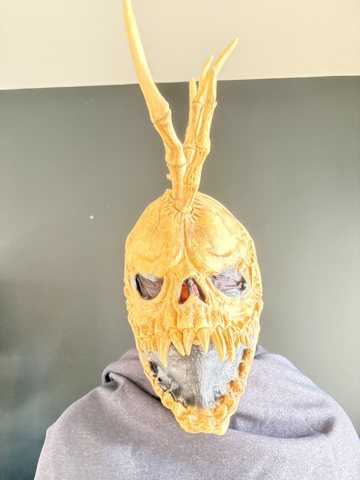 halloween mask alien mask skeleton mask demon mask bone mask full head mask latx