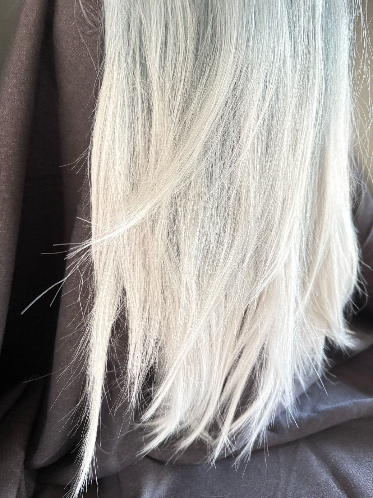 pale blue wig cosplay wig long ombre wig gothic wig ice witch wig winter vampire