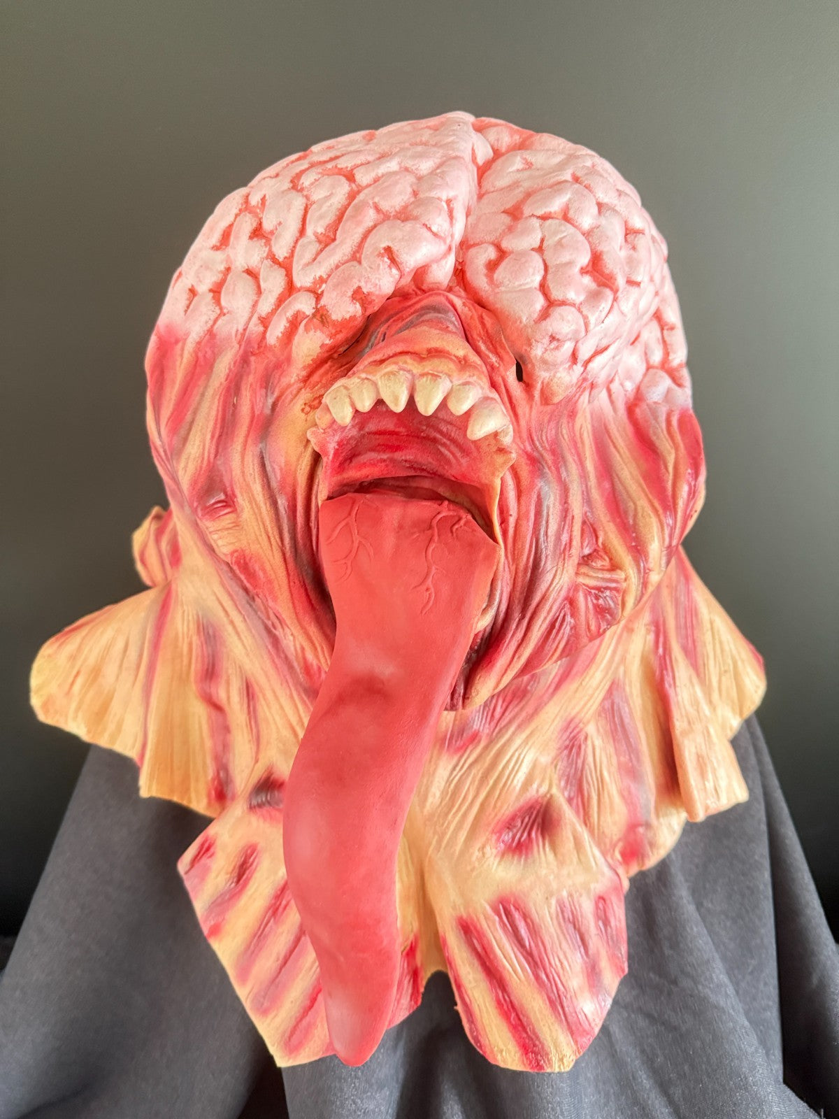 Tongue Mask Brain Mask Halloween Mask Cosplay Mask Horror Mask Scary Mask Latex