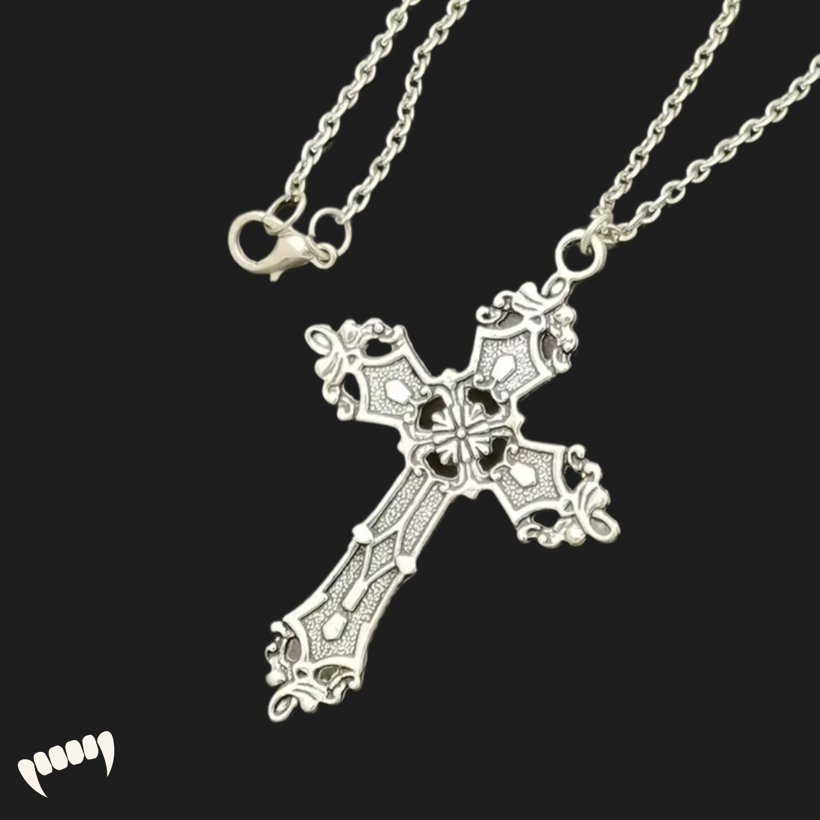 Dead But Decorative Gothic Cross Necklace Vampirecore Energy