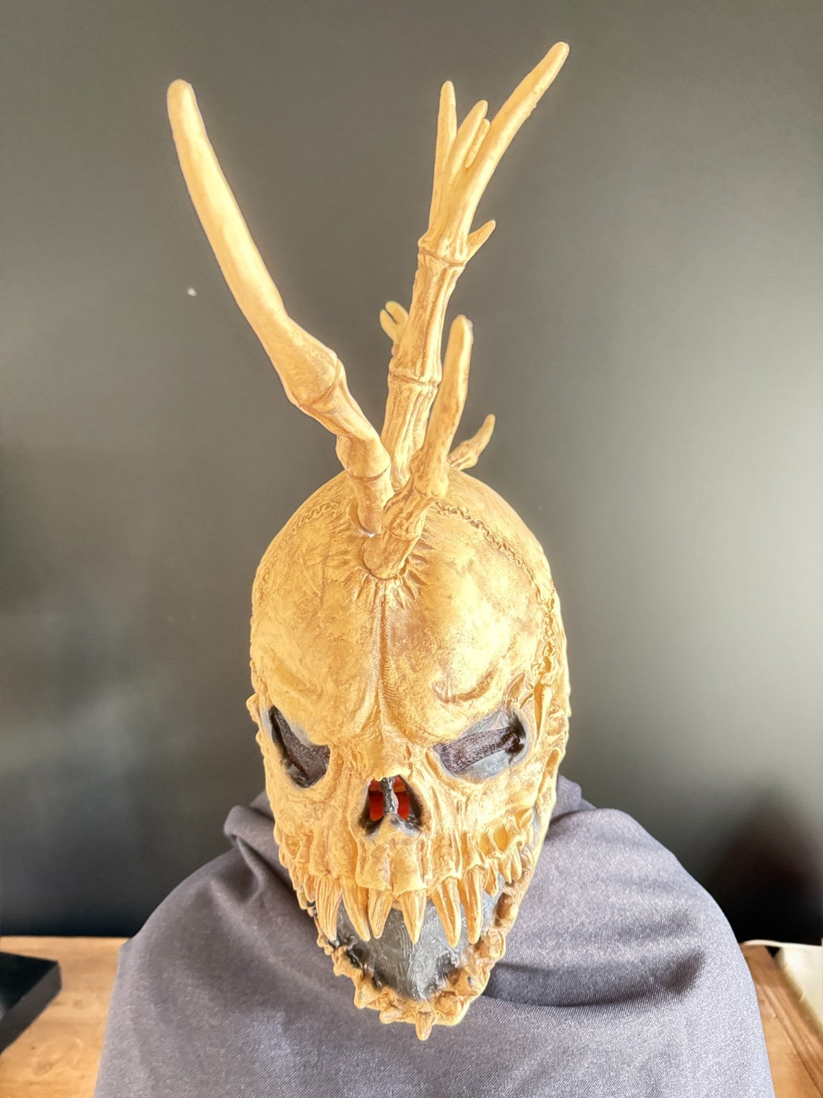 halloween mask alien mask skeleton mask demon mask bone mask full head mask latx