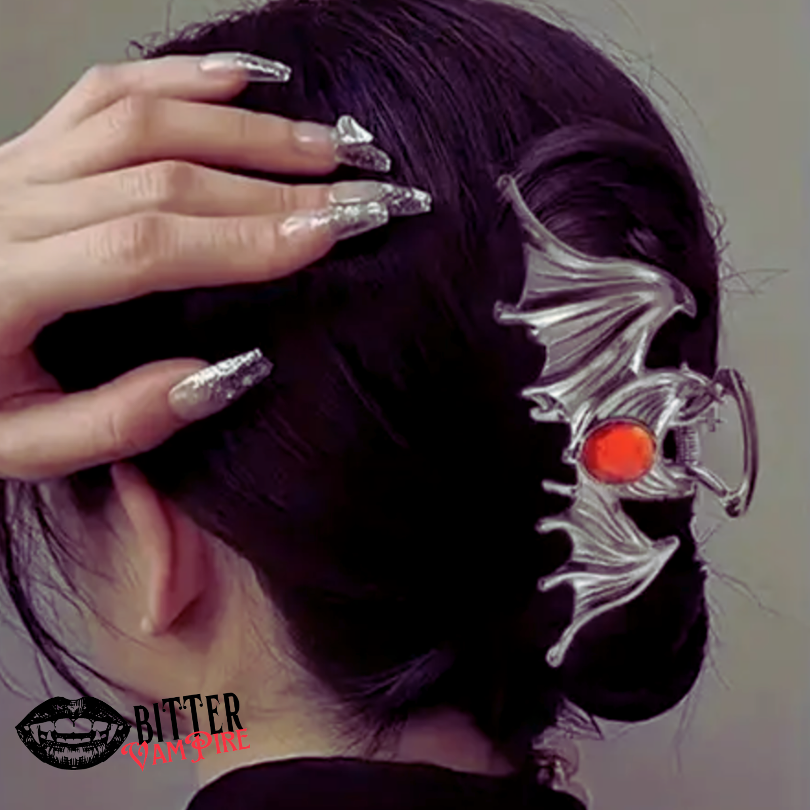 Bat Hair Clip Gothic Hair Accessories Bat Hair Claw Vampire Hair Claw Clip