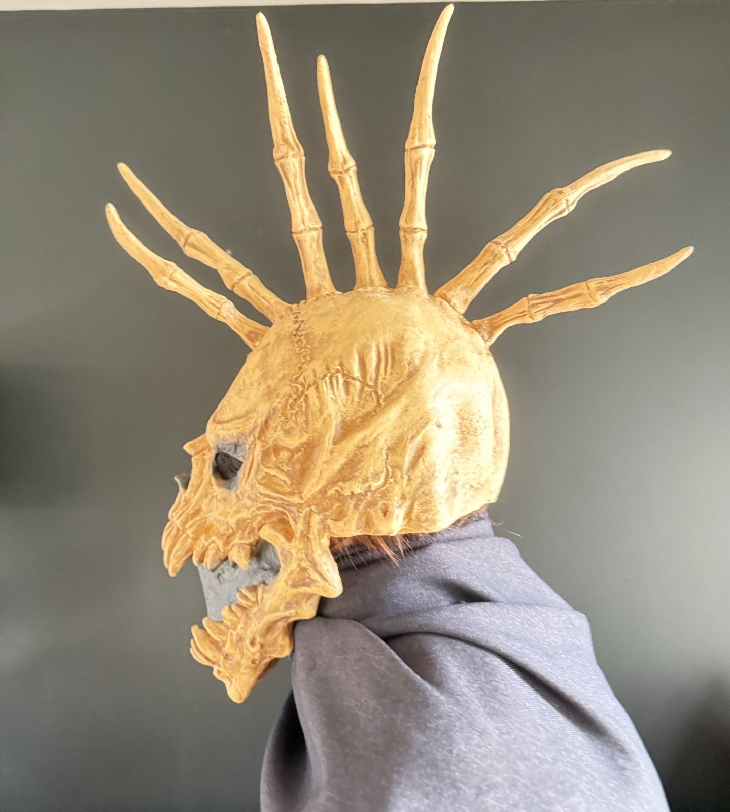 halloween mask alien mask skeleton mask demon mask bone mask full head mask latx