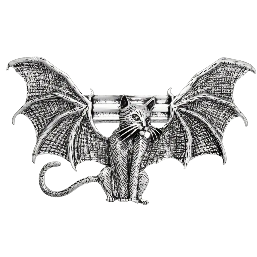 gothic hair clip vampirecore goth cat bat wings hair accessory hair accessories