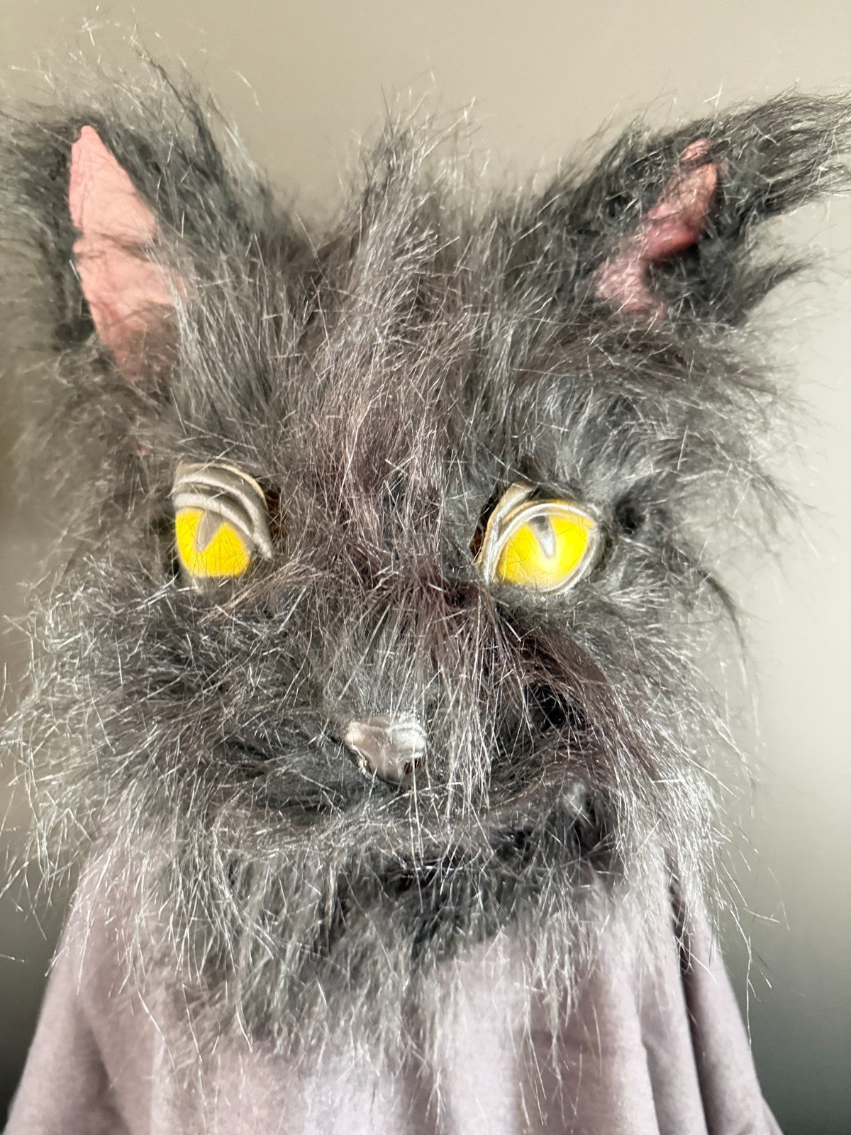 black cat mask cosplay mask latex mask fur mask halloween mask fantasy mask